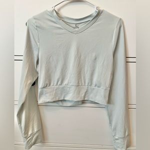 Gymshark long sleeved lace back top